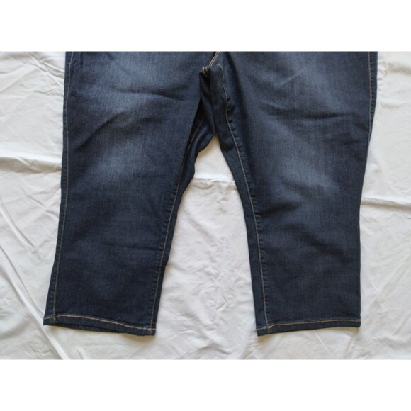 Torrid Crop Bombshell Skinny Jeans Blue Stretch Cotton Blend Womens Size 26 - Picture 5 of 10